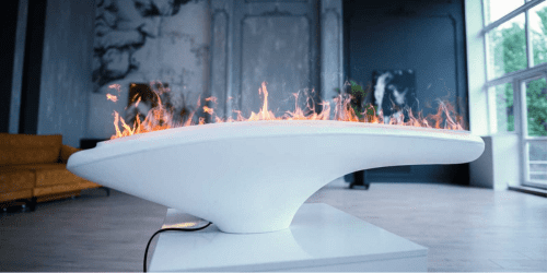 Flameship 3D Electric Steam Fireplace: Cozy Home Experience!