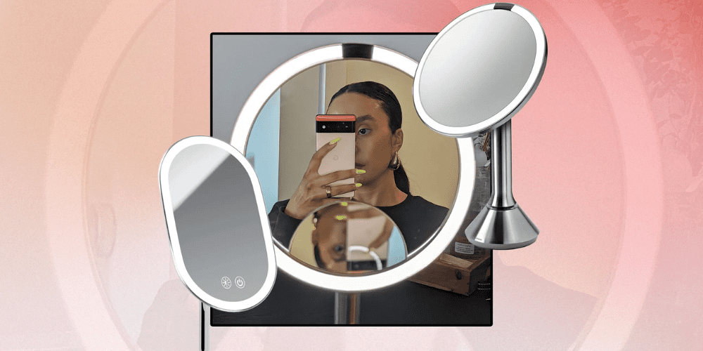 Beauty Routine Anywhere with LED Makeup Mirror