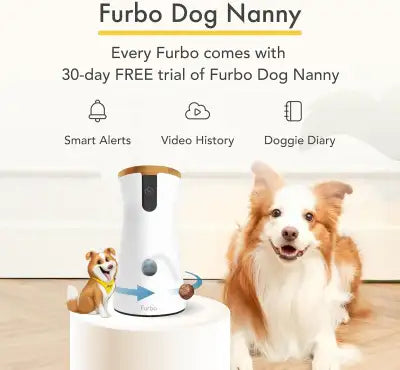 Monitor Treat Your Dog Anywhere with Furbo 360 Dog Camera