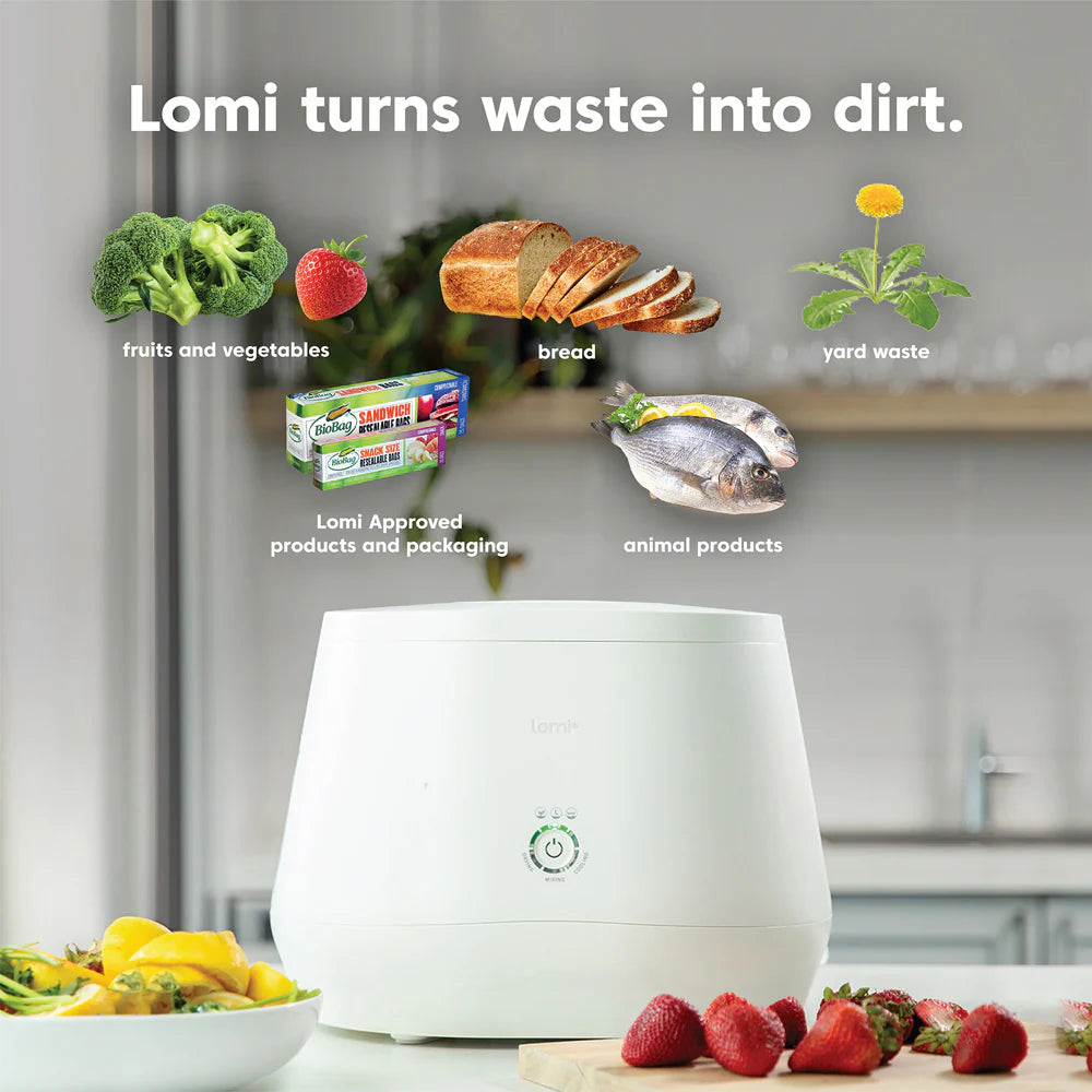 Lomi Kitchen Composter: Turn Food Scraps into Nutrient-Rich Compost